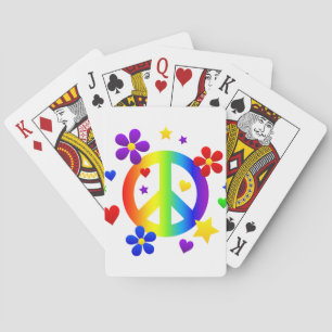 Baraja De Cartas diseño de signo de paz