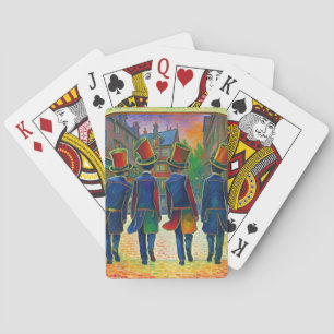 Baraja De Cartas diseño de sombrero de copa