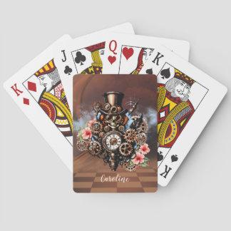 Baraja De Cartas Diseño de steampunk cutáneo