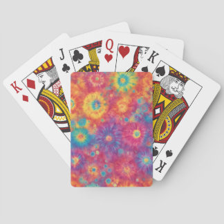 Baraja De Cartas Diseño de tinte de puntas de arco iris
