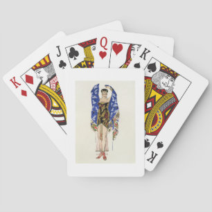 Baraja De Cartas Diseño de vestuario para un Chica de baile (color