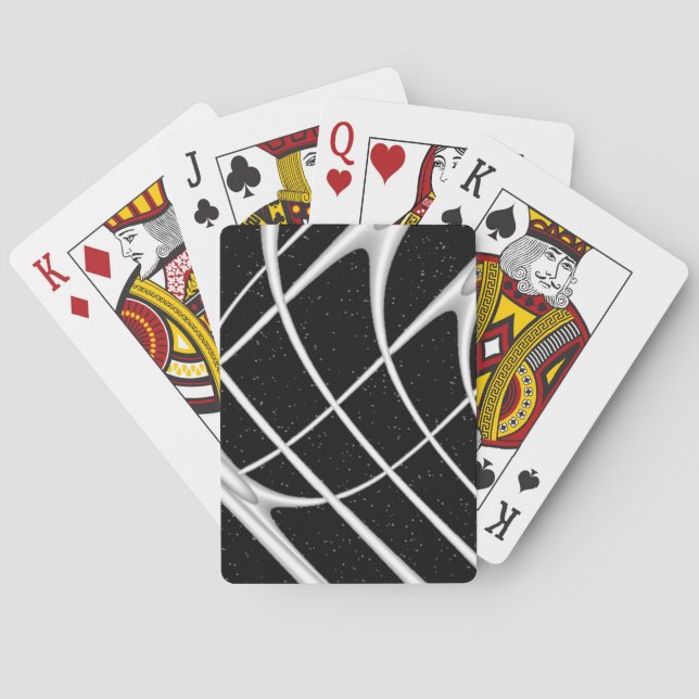 Baraja De Cartas Diseño del espacio de galaxia (Reverso)
