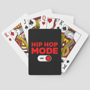Baraja De Cartas Diseño divertido de hip hop para hombres mujeres H
