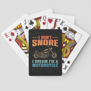 Baraja De Cartas Diseño divertido de motocicletas para hombres muje