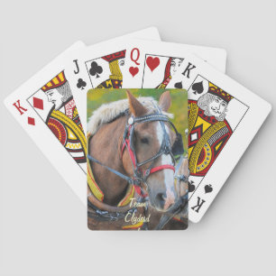 Baraja De Cartas Diseño equino de amante de los caballos