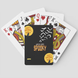 Baraja De Cartas Diseño espeluznante de Halloween