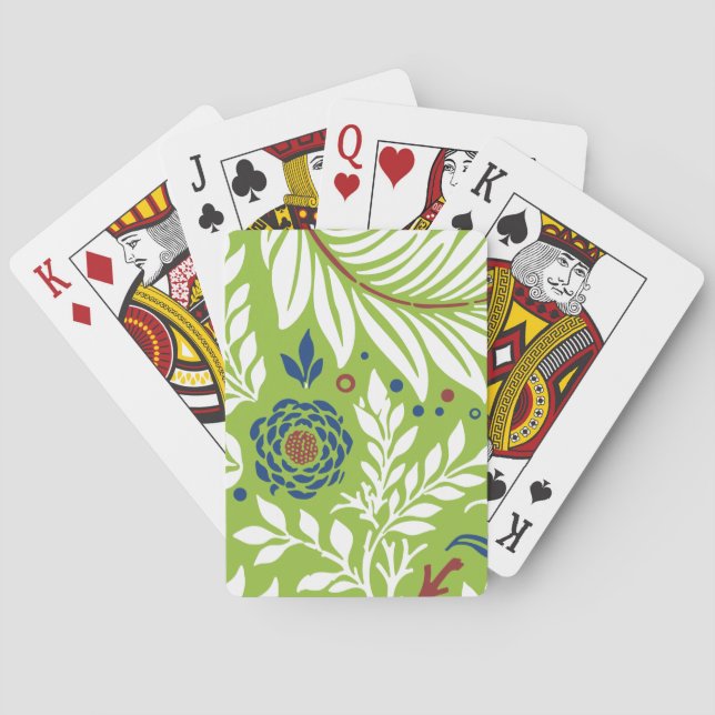 Baraja De Cartas Diseño floral 27 (Reverso)