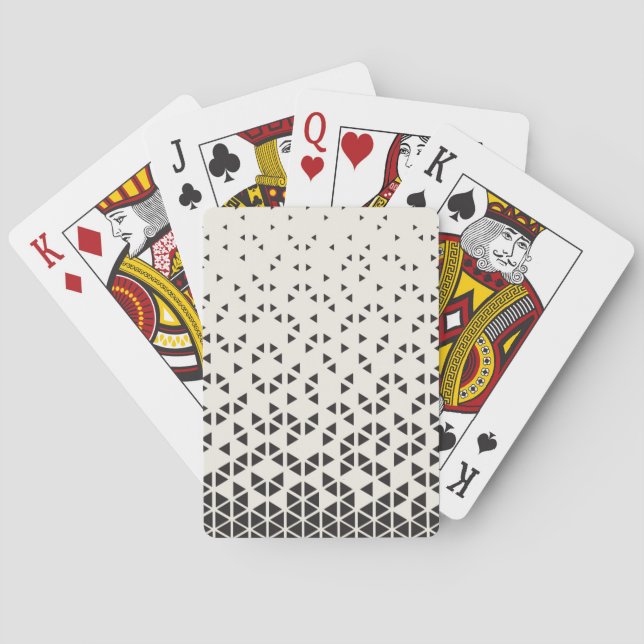 Baraja De Cartas Diseño geométrico abstracto (Reverso)