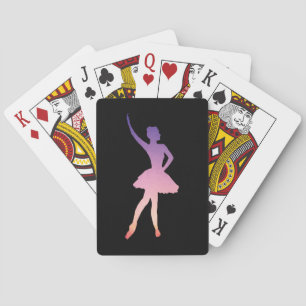 Baraja De Cartas Diseño geométrico moderno bailando bailarina