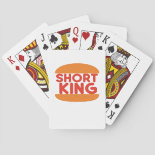 Baraja De Cartas Diseño Mínimo Divertido Rey Bajo