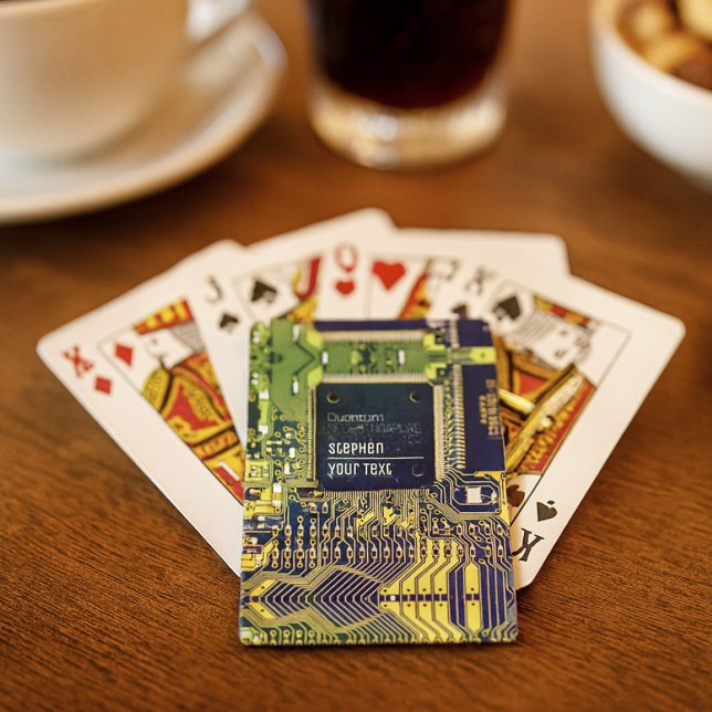 Baraja De Cartas Diseño moderno de placa de circuito impreso Añadir (Subido por el creador)
