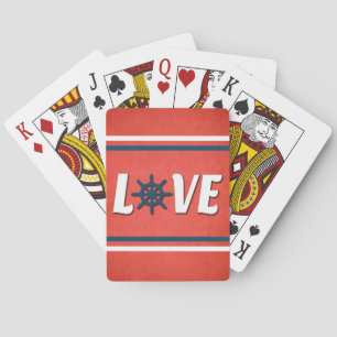 Baraja De Cartas Diseño náutico de amor