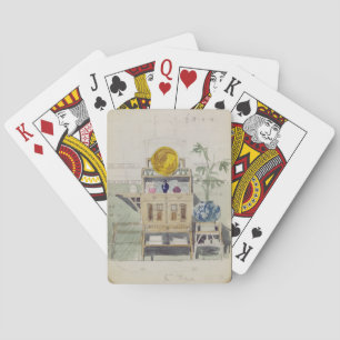 Baraja De Cartas Diseño para un aparador, c.1860s-70s (w/c y lápiz