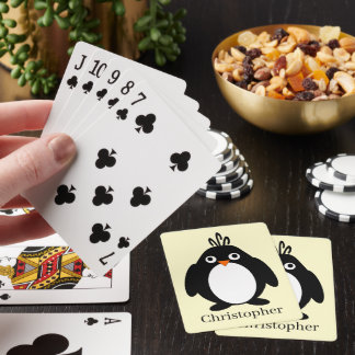 Baraja De Cartas Diseño pingüino