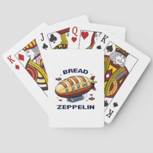 Baraja De Cartas Diseño retro del Bread Zeppelin