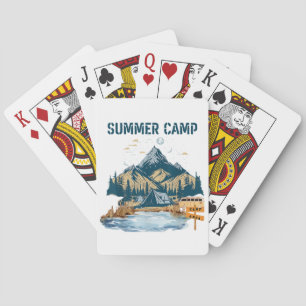 Baraja De Cartas Diseño sencillo en el campamento de verano
