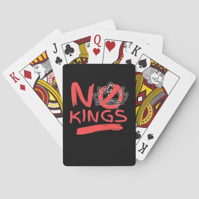 Baraja De Cartas Diseño simple y limpio sin rey (Reverso)