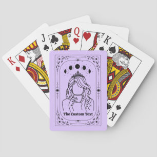 Baraja De Cartas Diseño Tarot Celestial Luna Mágica Caprichosa Zodi