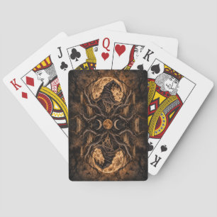 Baraja De Cartas Disfraz de Bruja Malvada Fiesta de Halloween