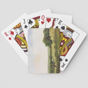 Baraja De Cartas Disparo de perdicios (aceite en la tabla de molino