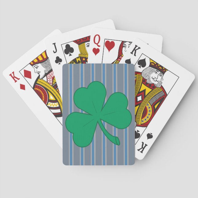 Baraja De Cartas Diversión y fantasía Shamrock (Reverso)