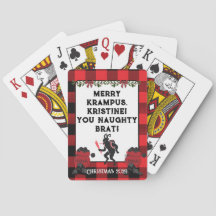 Divertida Alegre Krampus Personalizada Navidad Cus