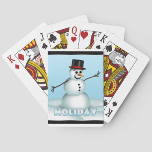 Baraja De Cartas Divertidas tarjetas de juego navideñas