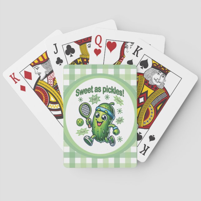 Baraja De Cartas Divertido dulce dulce como bolas de picante (Reverso)