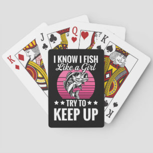 Baraja De Cartas Divertido tema de pesca