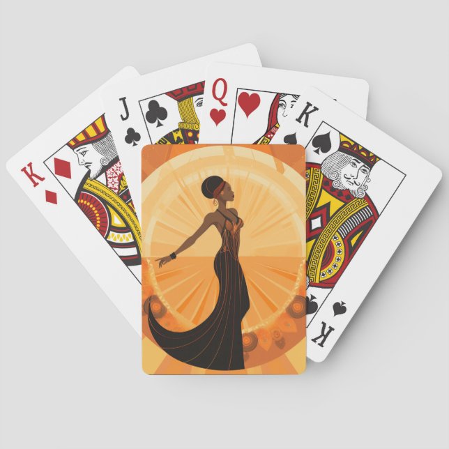 BARAJA DE CARTAS DIVINA FEMININA #5 (Reverso)