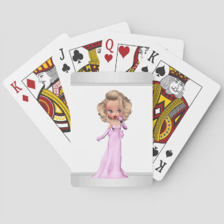 Baraja De Cartas Divita Rosa Glamurosa Femenina