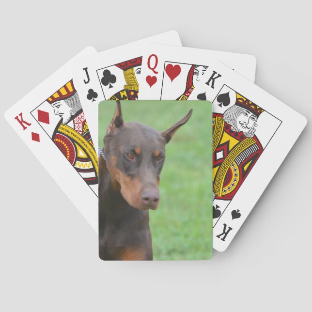 Baraja De Cartas Doberman (Reverso)