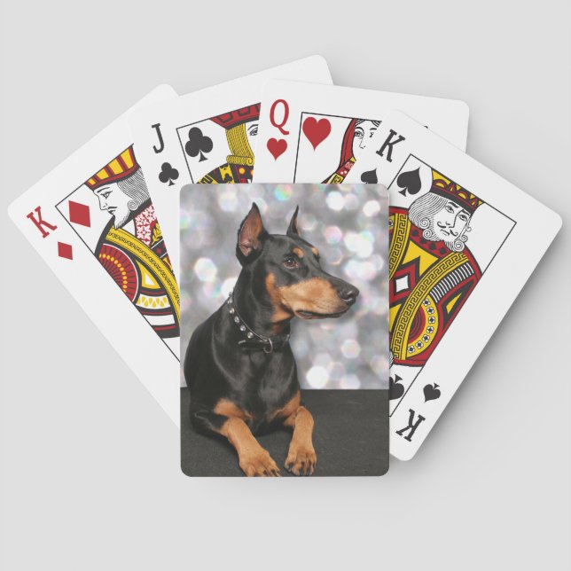 Baraja De Cartas Doberman - Megyan (Reverso)