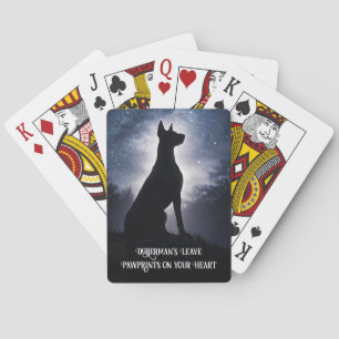 Baraja De Cartas Doberman Pinscher Juegos de Dobie Jugando
