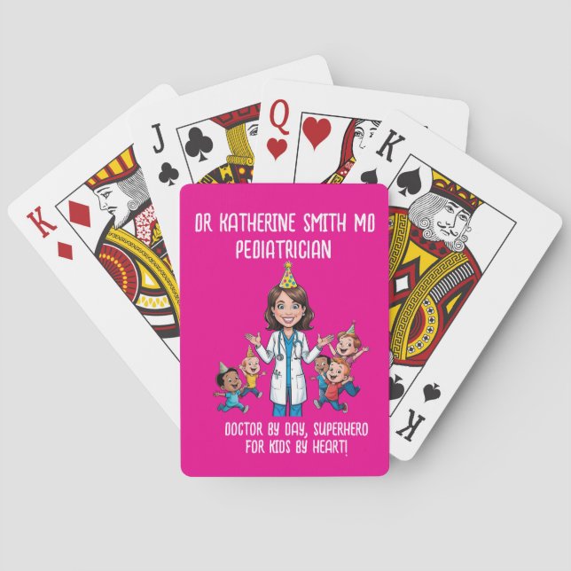 Baraja De Cartas DOCTOR antistress pediatrician medical  (Reverso)