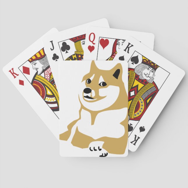 Baraja De Cartas Doge - meme de internet (Reverso)