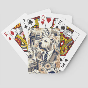 Baraja De Cartas Dogo retro argentino sin mar