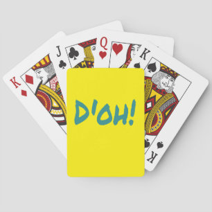 Baraja De Cartas ¡D'OH! Clásico de los 90