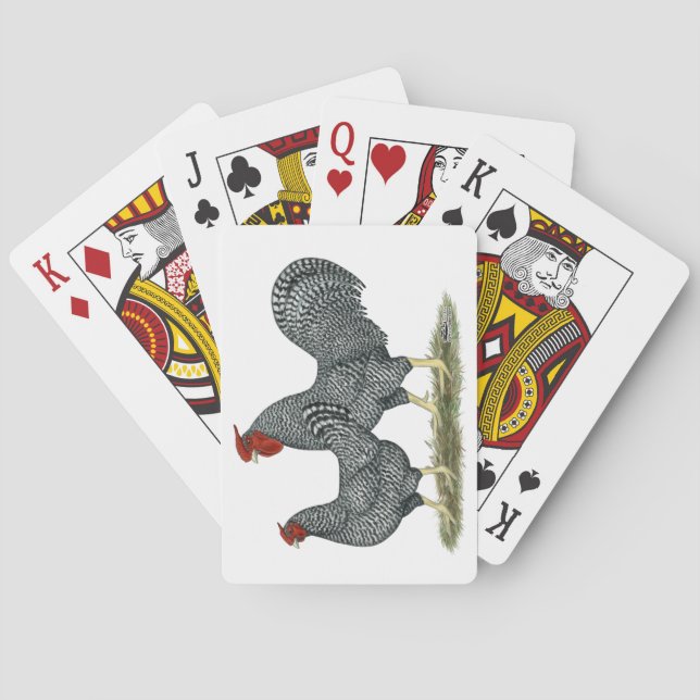 Baraja De Cartas Dominique Chickens (Reverso)