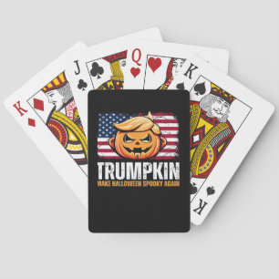 Baraja De Cartas Donald Halloween - Trumpkin hace que Halloween sea