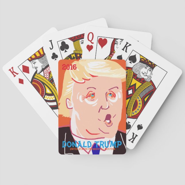 Baraja De Cartas Donald Trump. (Reverso)