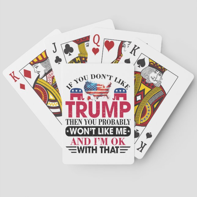Baraja De Cartas Donald Trump (Reverso)