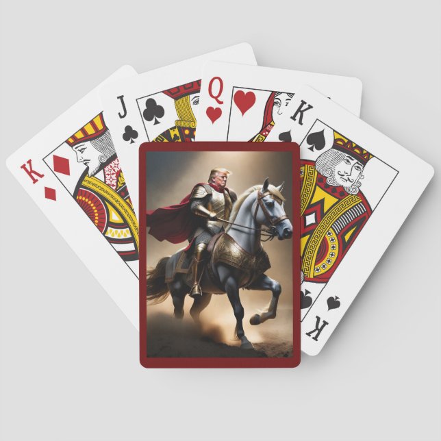 Baraja De Cartas Donald Trump ganó graciosa visión conservadora (Reverso)