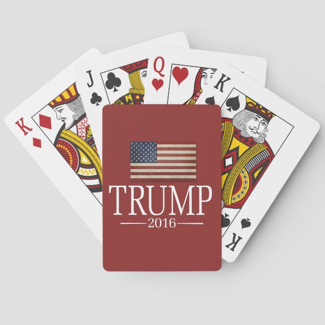 Baraja De Cartas Donald Trump - Presidente 2016 (Reverso)