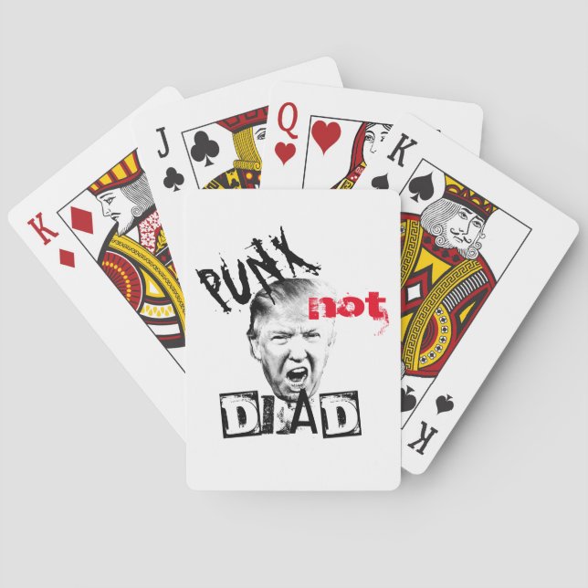 Baraja De Cartas DONALD TRUMP - PUNX no ESTÁ MUERTO! (Reverso)