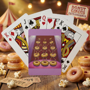 Baraja De Cartas Donas bailando Personajes caprichosos de Donas