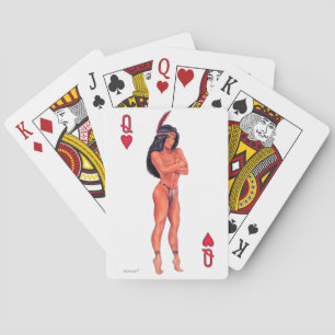 BARAJA DE CARTAS DONCELLA INDIA