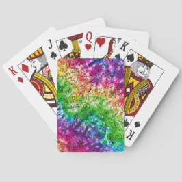 Baraja De Cartas Doodle Arcoiris