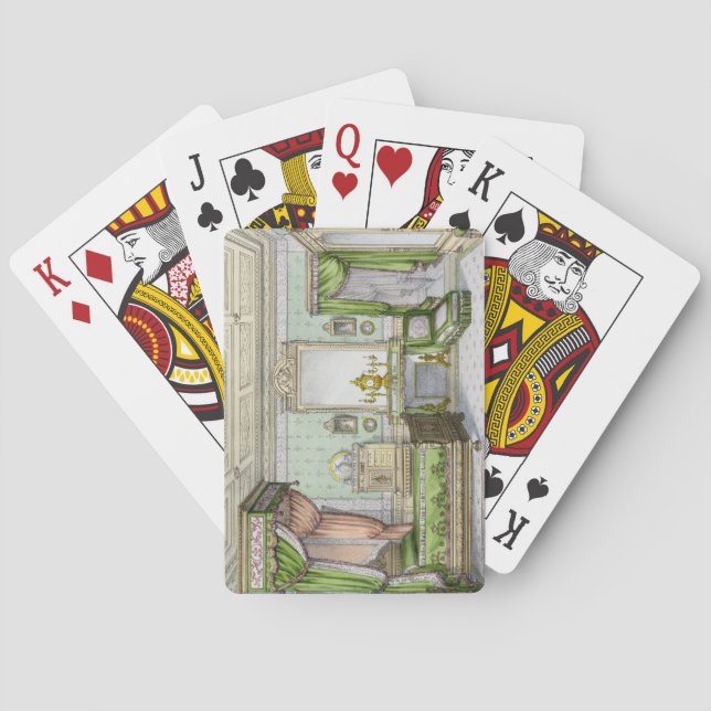Baraja De Cartas Dormitorio en el estilo del renacimiento (litho (Reverso)