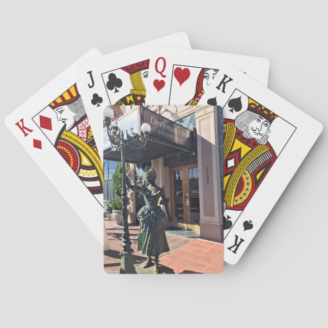 Baraja De Cartas Doryman's Inn, Newport Beach, California (Reverso)